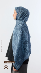Allica Desen Şal - İndigo