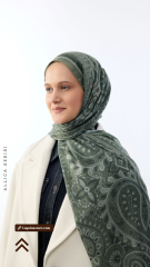 Allica Desen Şal - Yeşil