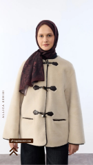 Allica Desen Şal - Kahverengi