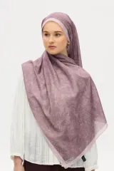 Mira Desen Soft Şal -Mor