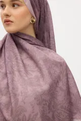 Mira Desen Soft Şal -Mor