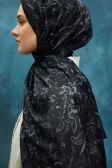 Mira Desen Soft Şal - Siyah