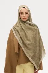 Mira Desen Soft Şal - Yağ Yeşili